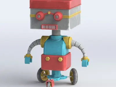Robot toy 3D model buy