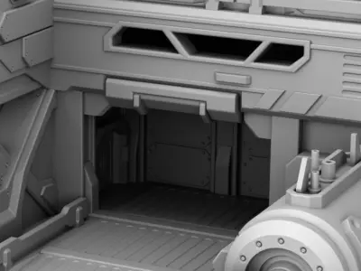 Martian Management Headquarters 3D print model