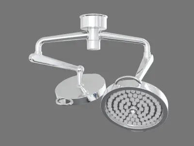 Surgical lighting Medical Low-poly 3D model