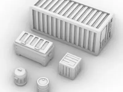 Containers Pack 3D print model