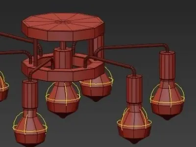 Gold Stick 3D model