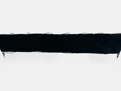 DYNING privacy screen for balcony Low-poly 3D model