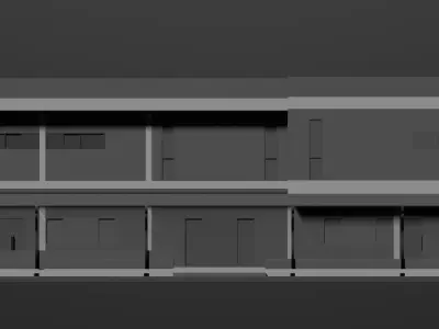 Simple office 3D model