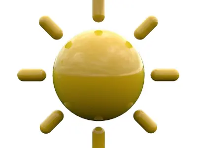 3d Icon Weather Pack 3D model