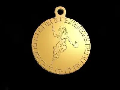 Venus esoteric jewellery pendant  3D print model