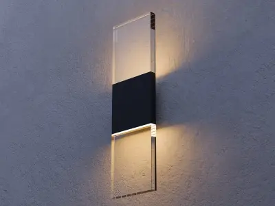 Simple Wall Light Free 3D model