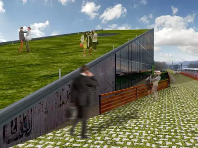 HOTEL GREEN ROOF Low-poly 3D model