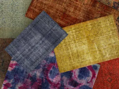 Carpets vintage turkish vol 11 3D model