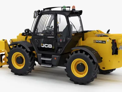  Telehandler JCB 535 Forklift Rigged 