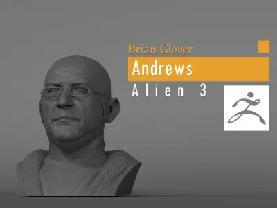 Brian Glover - Andrews - Alien 3 3D print model