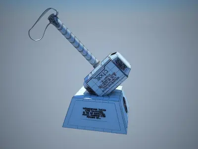 Thor Hammer Mjolnir 3D model