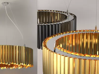 Facet Chandelier 3D model