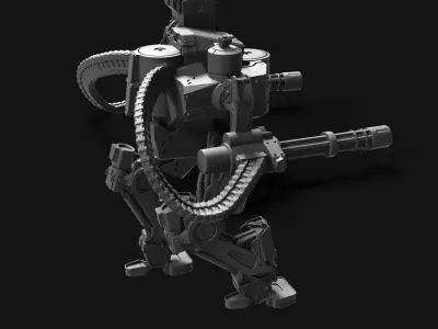 Sci fi robot  3D print model
