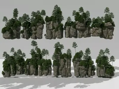 4 Tianzi Mountain Assets-4 3D model