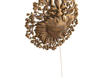 Nymph Wall Fountain-Water Feature 3D model