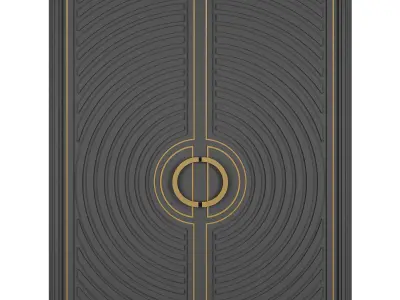 Entrance door set232 3D model