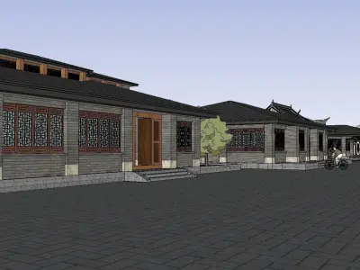 vacation spot-Resort-Fashion Leisure Hotel-0142 3D model