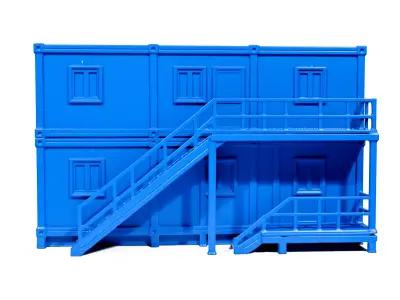 Mobile barracks 3D print model