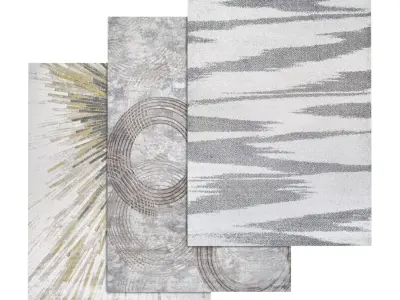 Rug Set 1730 3D model