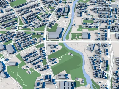Seinajoki City Finland 3D model