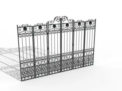 Metal Gate 3D model