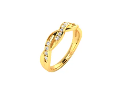 Women Wedding Ring 3D print model buy