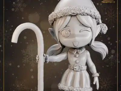 Kaisa I Christmas Advent Calendar 3D print model