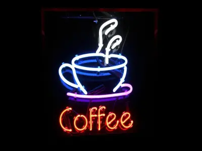 PBR Neon Sign Pack City Urban Environment Elements Prop Grunge Low-poly 3D model