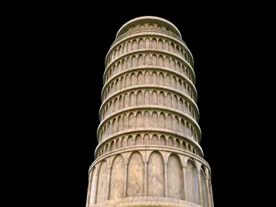 tower of pisa 3D model