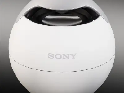 Sony SRS-BTV5 portable bluetooth speaker Low-poly 3D model