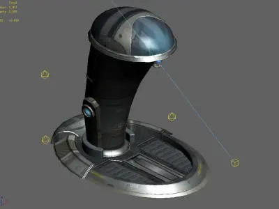 Space Station - Ground Function Operation 01 3D model