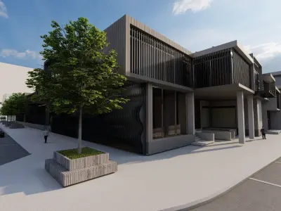 Futuristic Skyscraper-Building office-Modern office 3D model order