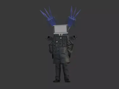 tv man titan 3D model