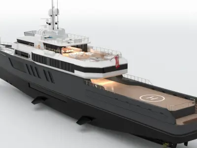 Silba Explorer Yacht 3D model