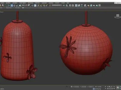 GIA LANTERN PENDANT LIGHT Low-poly 3D model