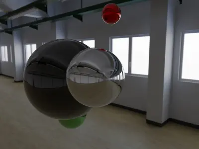 HDRI - Office Interior 1 Low-poly 3D model