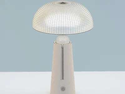 Metal Dome Table Lamp 3D model
