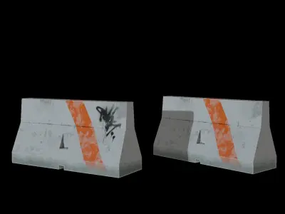 Construction Props Game Ready Low-poly 3D model