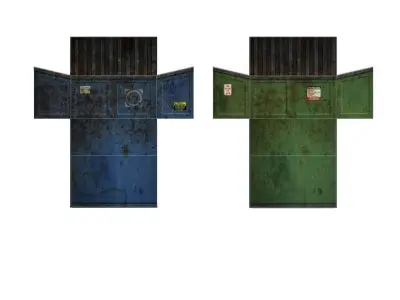 dumpster trash can 3D model