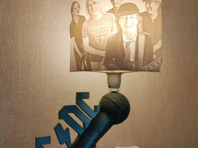 Lampe ACDC et litophane  3D print model