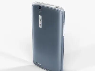 Sharp SH631W Titanium Low-poly 3D model