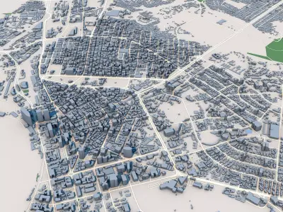 Dar es Salaam City Tanzania 3D model