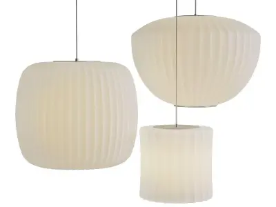 Roll Bubble Lantern Pendants 3D model