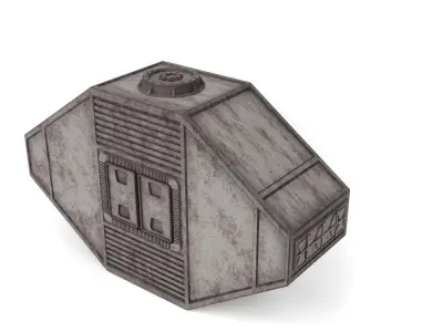 Hangar Container 1-18 scale Hasbro Kenner 3D print model