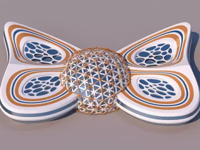 0091 - Organic Building 3D model
