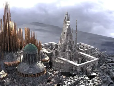 The Royal palace space collection  3D model