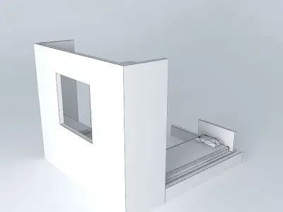 Baby bedroom interior Free 3D model