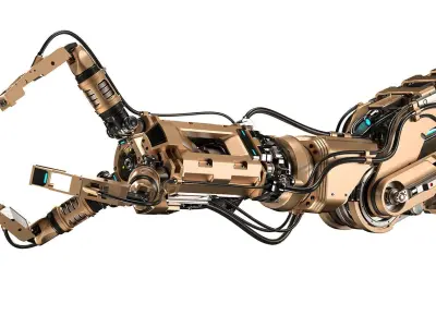 Robotic Arm Collection 2 in 1 3D Model Pack