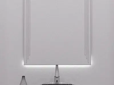 Illuminated Mirror 27 3D model