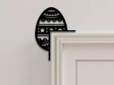 Egg Door Corner Decor 3D print model purchase